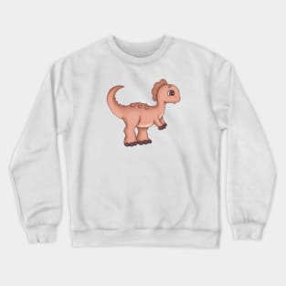 Cute Dinosaur Drawing Crewneck Sweatshirt